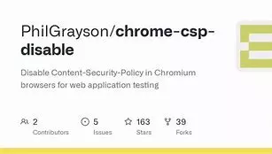 谷歌浏览器取消”已屏蔽:csp”（关闭csp）chrome-csp-disable