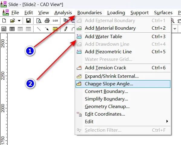 基于Phase有限元法计算边坡稳定性