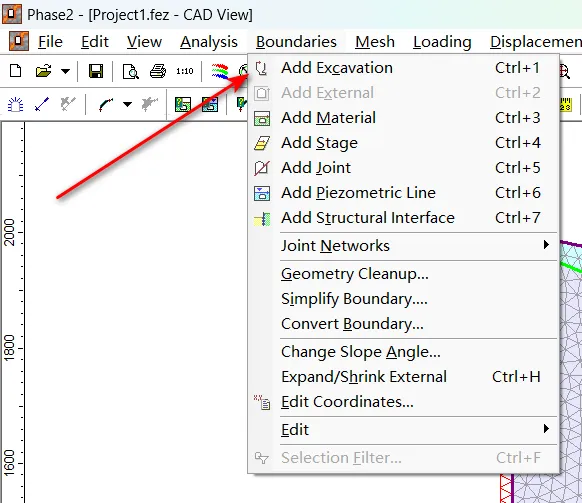 基于Phase有限元法计算边坡稳定性