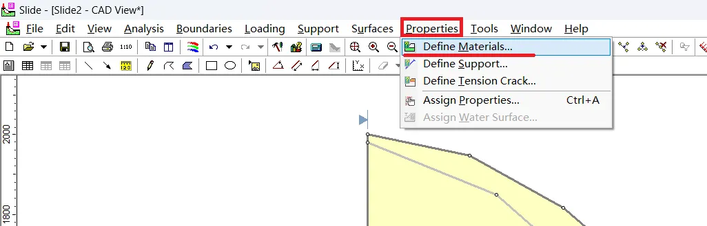 基于Phase有限元法计算边坡稳定性