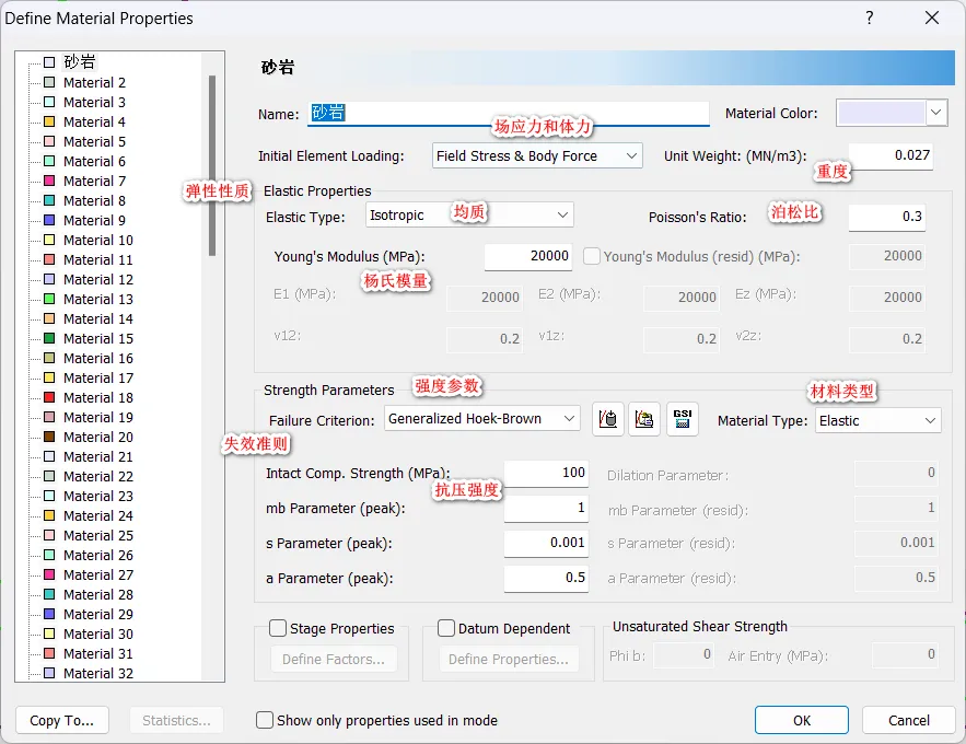 基于Phase有限元法计算边坡稳定性