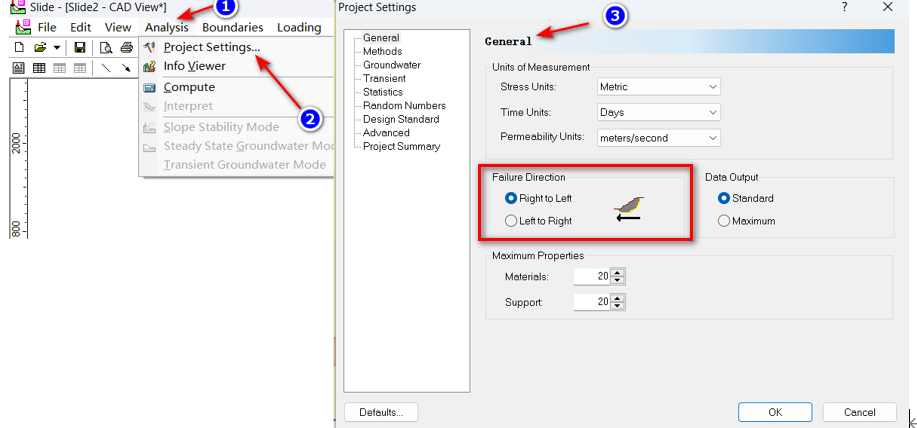 基于slide2极限平衡法计算边坡稳定性