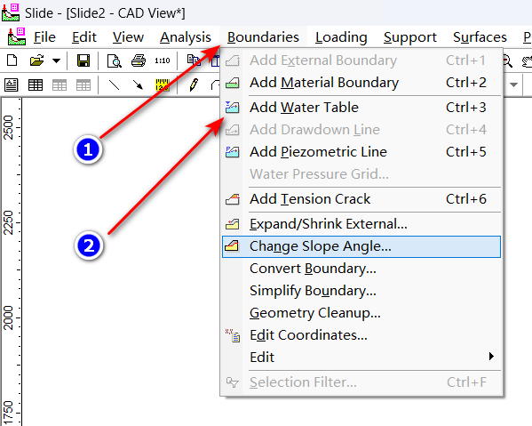 基于slide2极限平衡法计算边坡稳定性