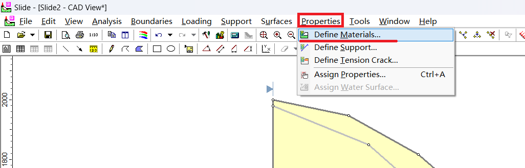 基于slide2极限平衡法计算边坡稳定性