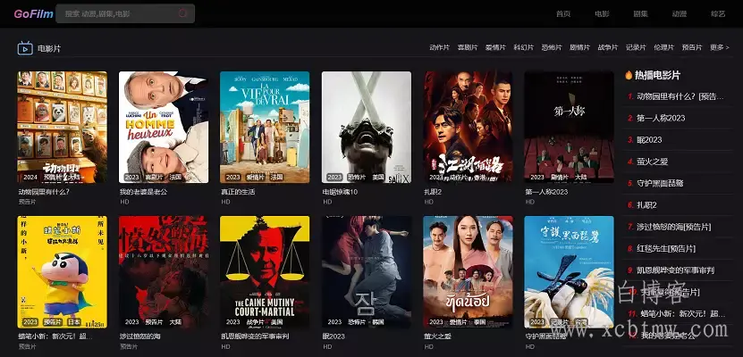 基于vue 和gin的开源在线观影网站源码