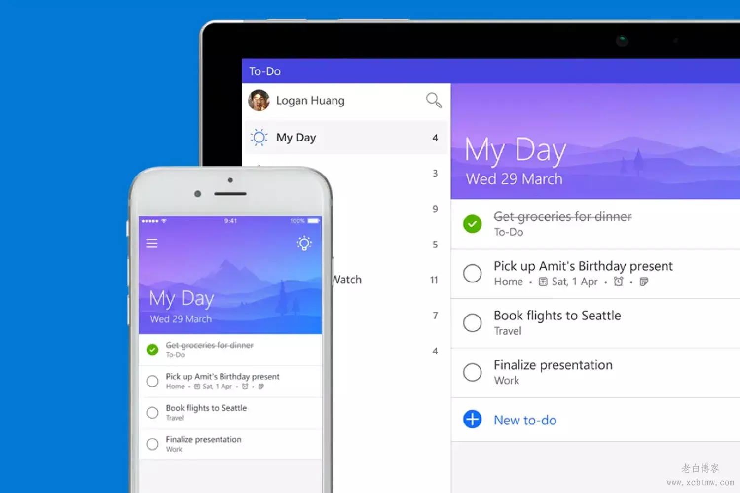 手机电脑工作计划清单脑软件Microsoft To-Do