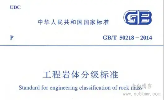 工程地质常用岩体质量分类分级方案
