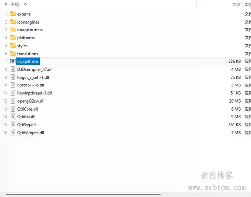 免费电脑caj转pdf工具便携版-CAJ2PDF Qt