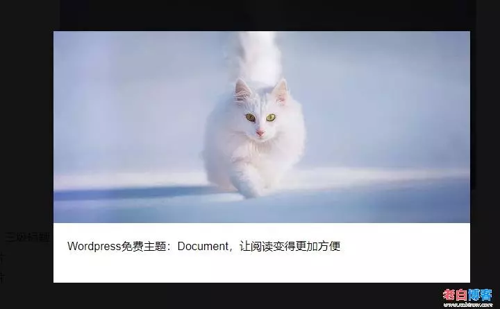 wp_document主题自动识别图片添加灯箱功能